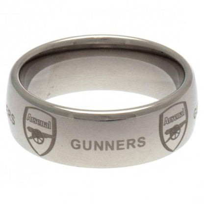 Arsenal FC Super Titanium Ring Small