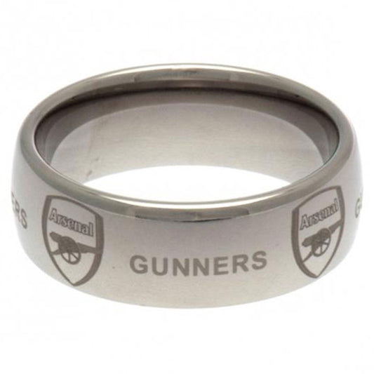 Arsenal FC Super Titanium Ring Small