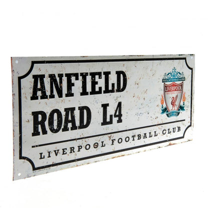 Liverpool FC Retro Street Sign
