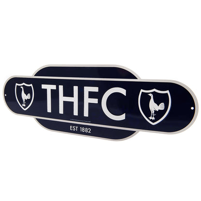 Tottenham Hotspur FC Colour Retro Sign