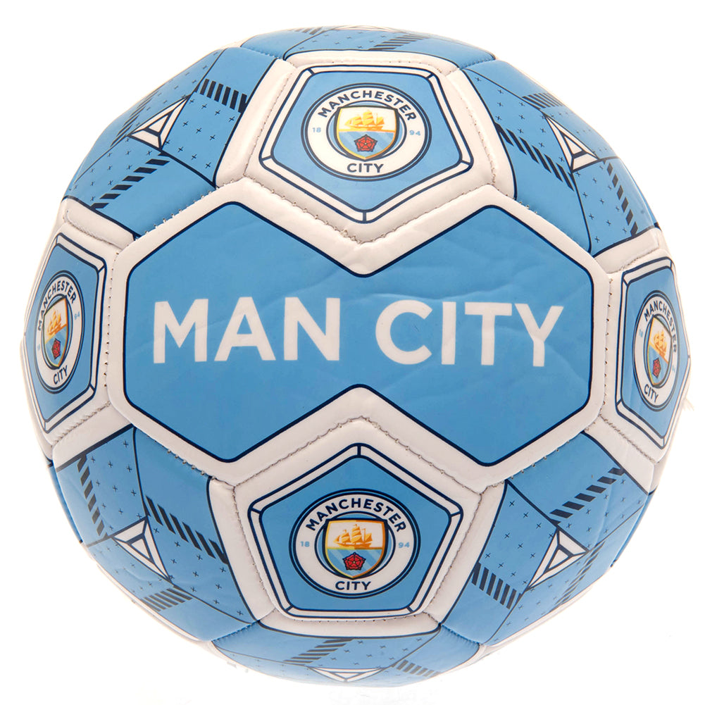 Manchester City FC Hex Size 3 Football