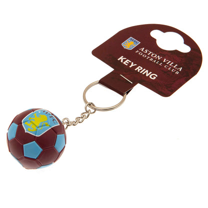 Aston Villa FC Football Keyring