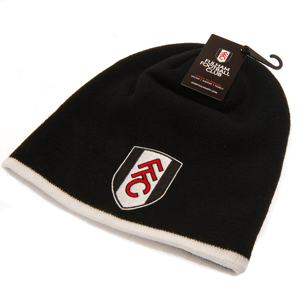 Fulham FC Black Beanie
