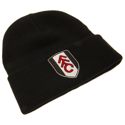 Fulham FC Black Cuff Beanie