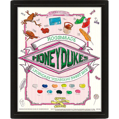 Harry Potter Honeydukes Framed 3D Picture