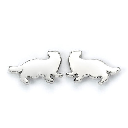 Harry Potter Silver Plated Earring Set Hufflepuff