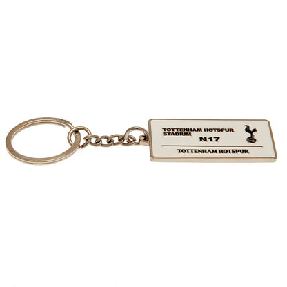 Tottenham Hotspur FC Embossed Street Sign Keyring