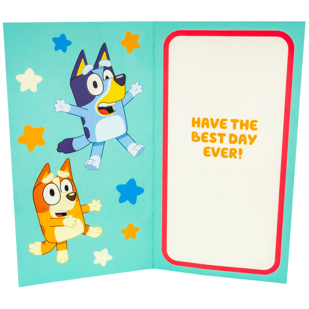 Bluey Birthday Card