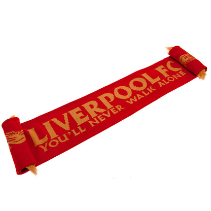 Liverpool FC Gold Liverbird Scarf