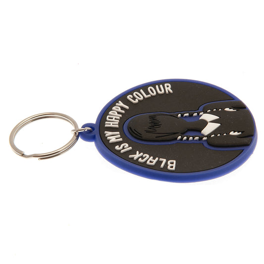 Wednesday Happy Colour PVC Keyring