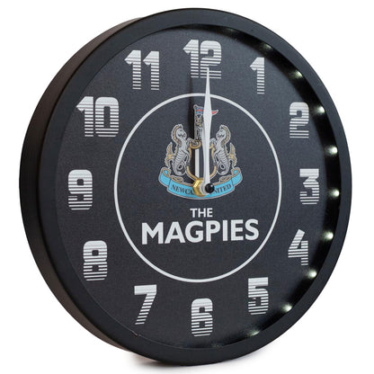 Newcastle United FC LED Magpies Wall Clock