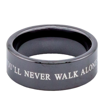 Liverpool FC Black Ceramic Ring Small