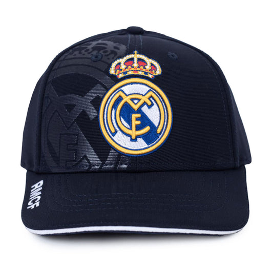 Real Madrid CF Navy Debossed Cap
