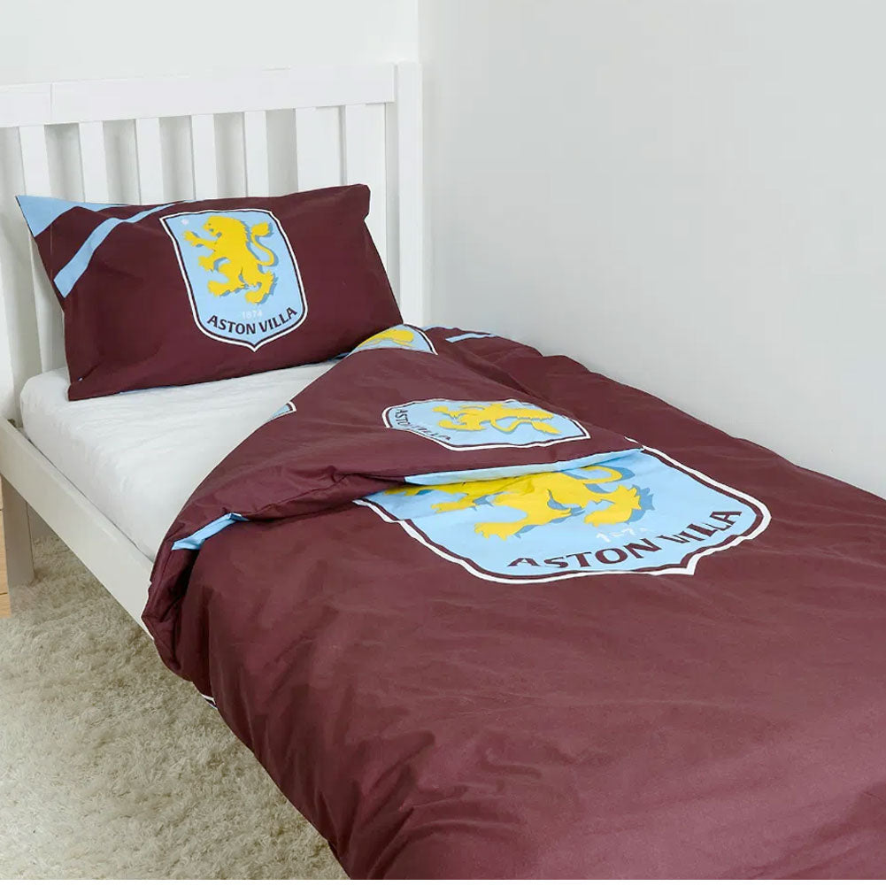 Aston Villa FC Single Duvet Set