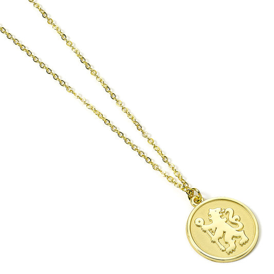 Chelsea FC Gold Finish Crest Necklace