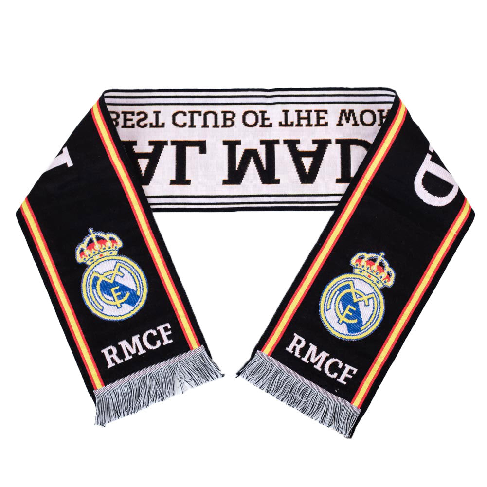 Real Madrid CF Black Scarf