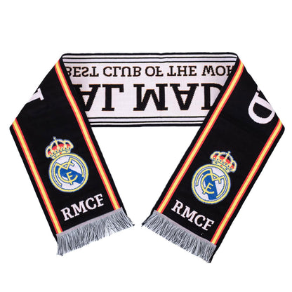 Real Madrid CF Black Scarf