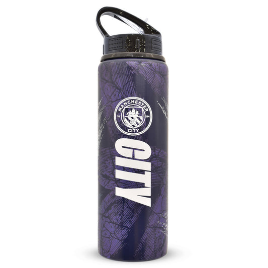 Manchester City FC HD Printed Aluminium Drinks Bottle