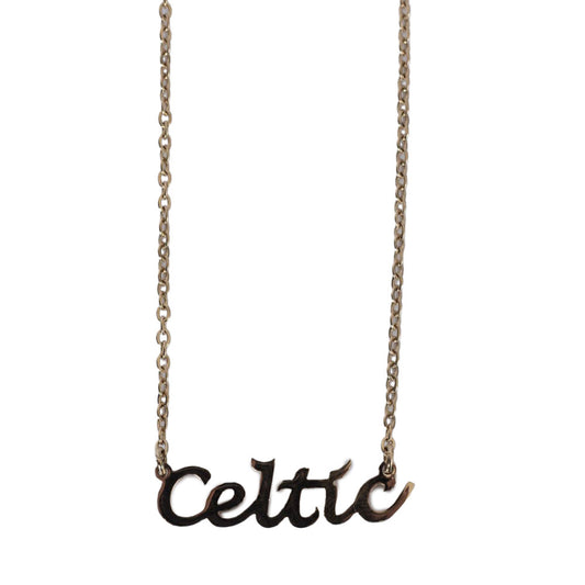 Celtic FC Gold Plated Name Dropper Necklace