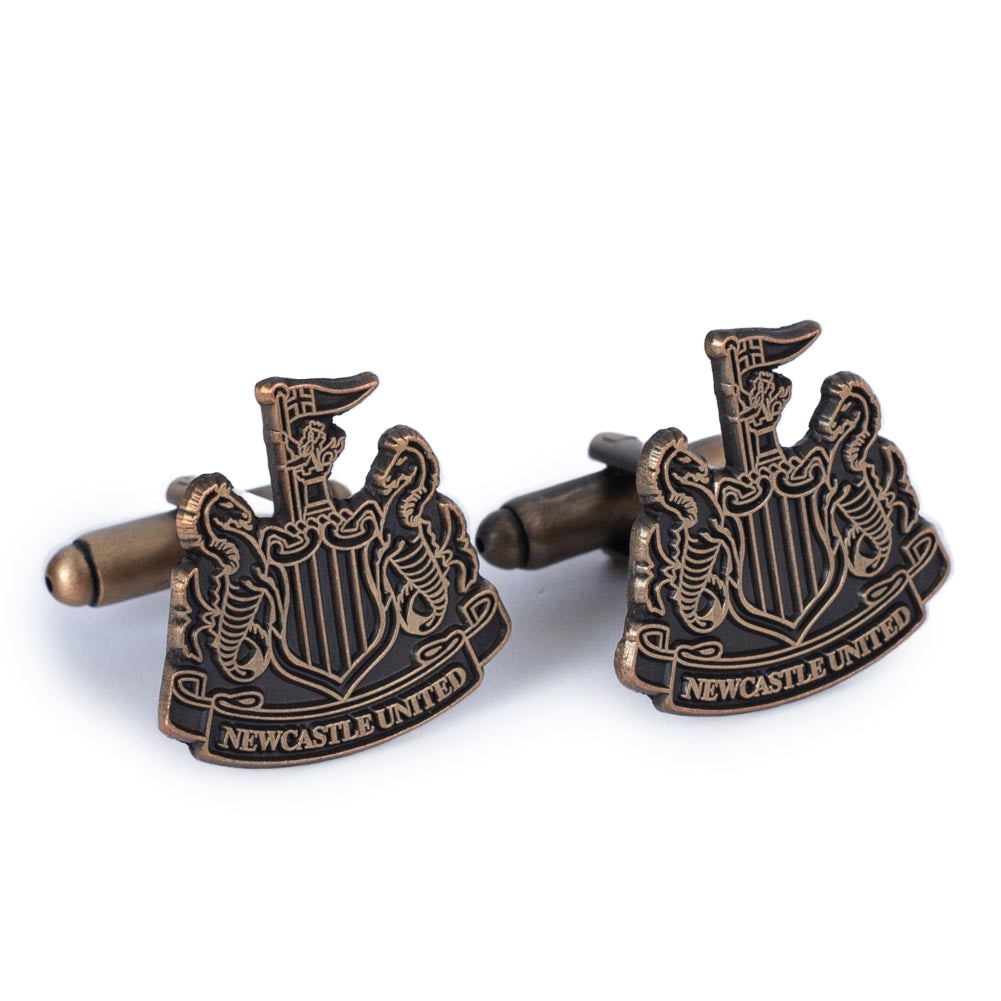 Newcastle United FC Antique Gold Cufflinks