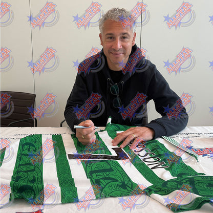 Celtic FC 1996 Larsson Signed Shirt (Framed)